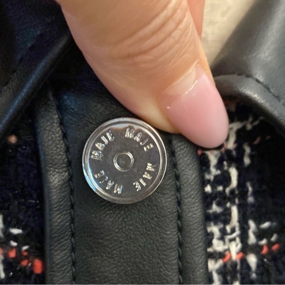 MAJE Plaid Button-Down Dress - Picture 8 of 13